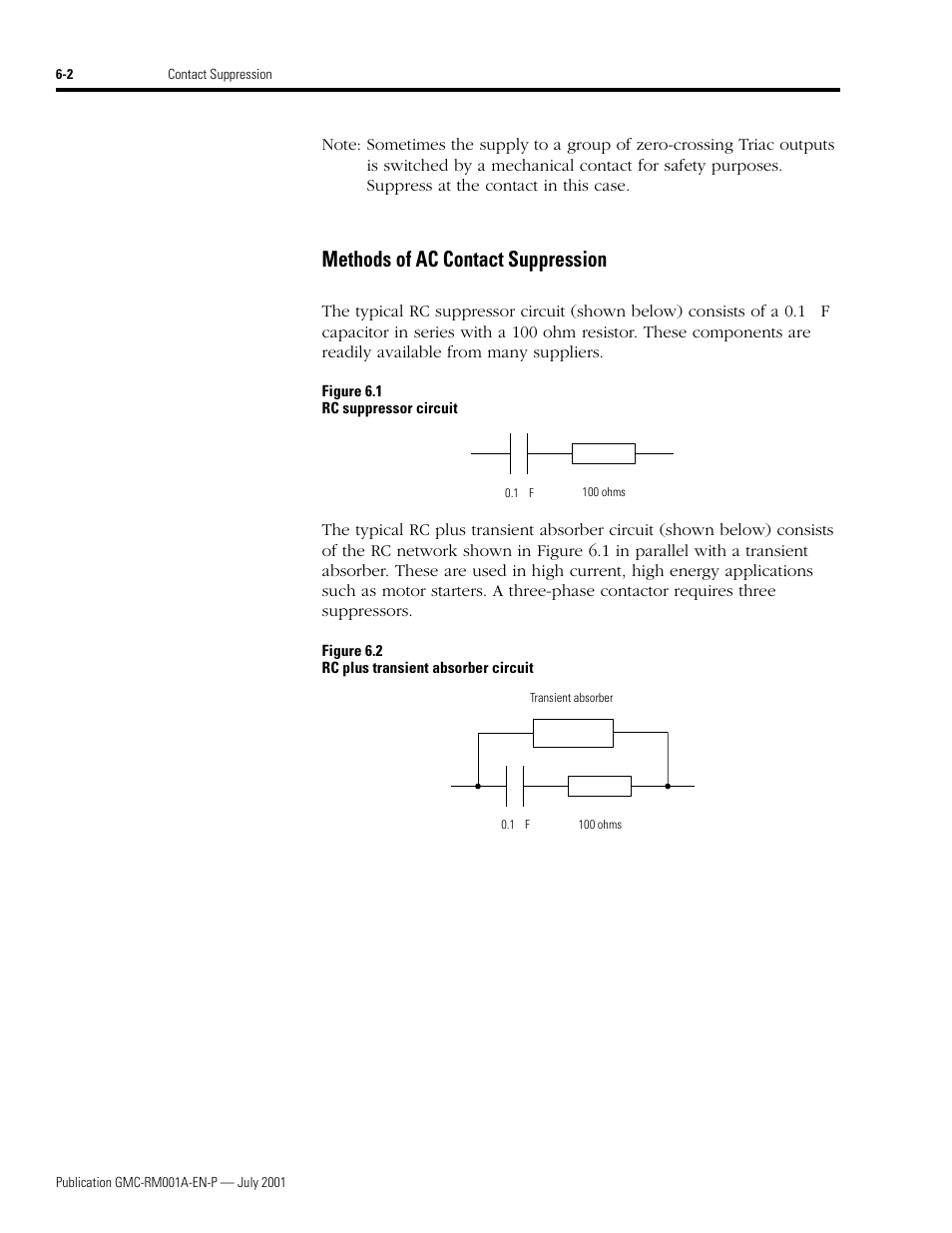 Methods of ac contact suppression, Methods of ac contact suppression -2 | Rockwell Automation System Design for the Control of Electrical Noise User Manual | Page 54 / 127