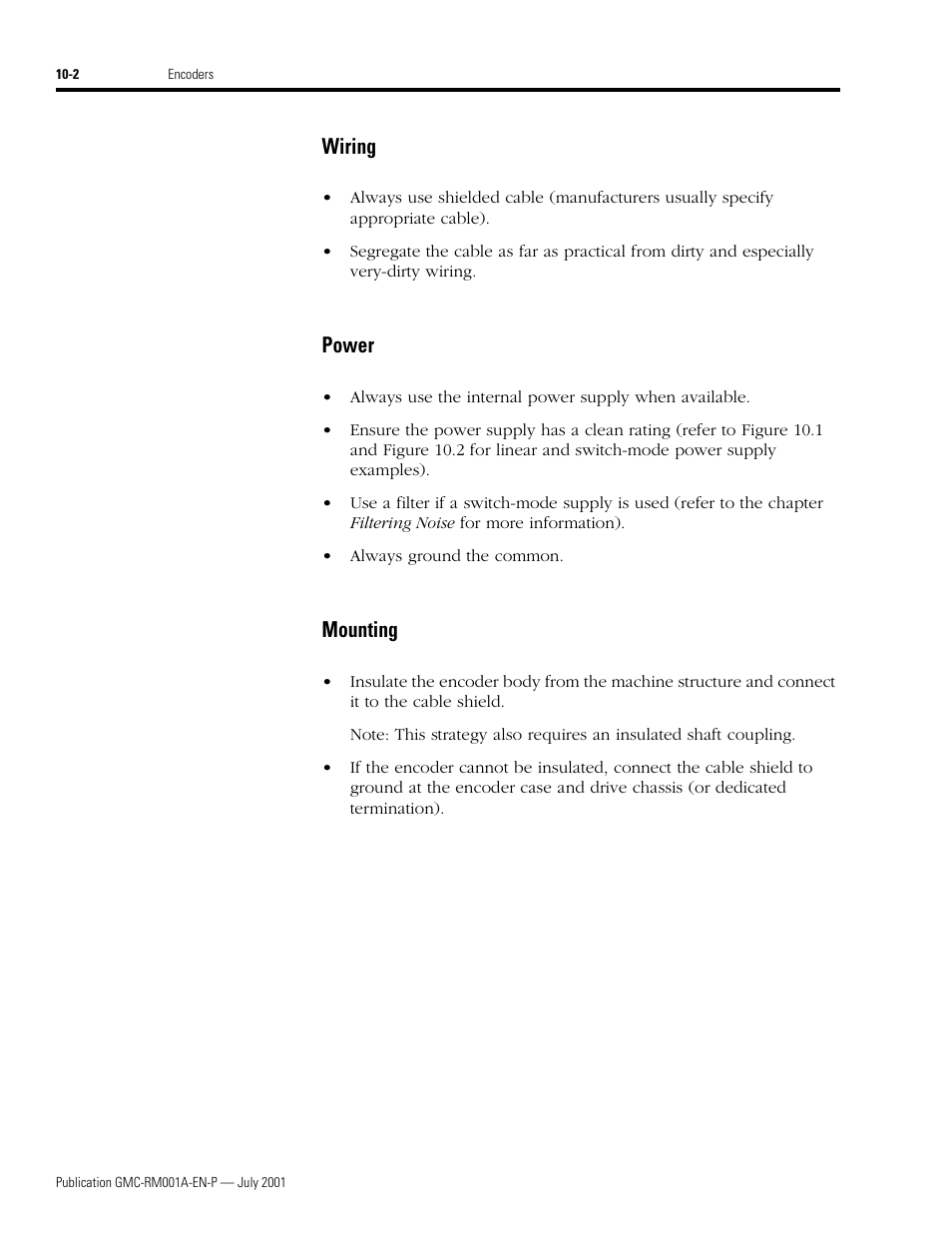 Wiring, Power, Mounting | Wiring -2 power -2 mounting -2 | Rockwell Automation System Design for the Control of Electrical Noise User Manual | Page 88 / 127
