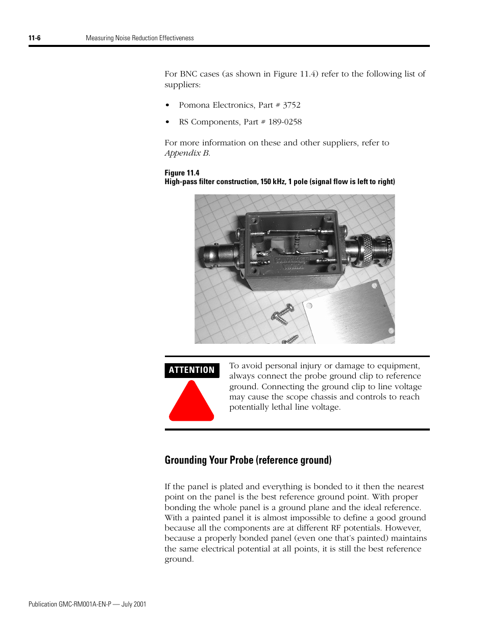 Grounding your probe (reference ground), Grounding your probe (reference ground) -6 | Rockwell Automation System Design for the Control of Electrical Noise User Manual | Page 96 / 127