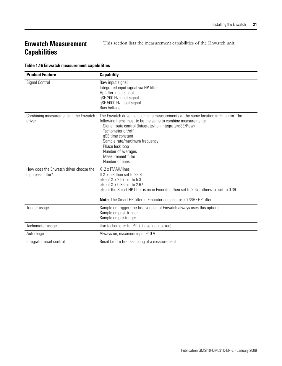 Enwatch measurement capabilities | Rockwell Automation 44887-PUB, 44887 Enwatch User Manual | Page 25 / 44