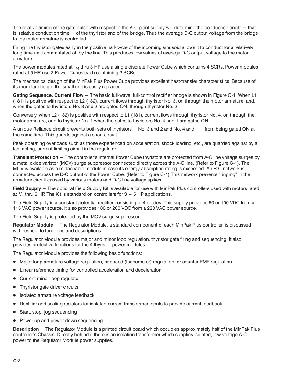 Rockwell Automation MinPak Plus DC Drive User Manual User Manual | Page 70 / 74