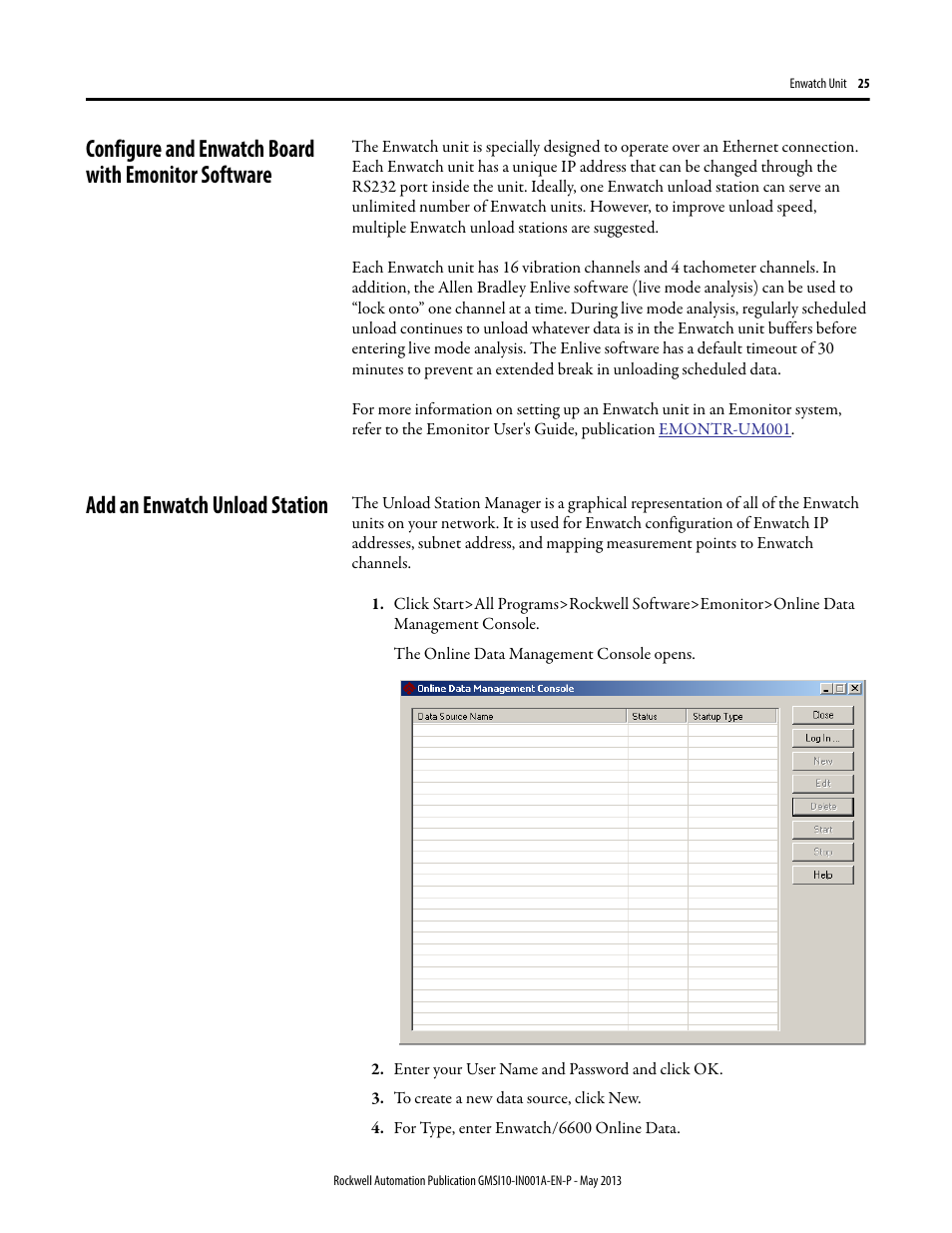 Configure and enwatch board with emonitor software, Add an enwatch unload station | Rockwell Automation EK-44750C Enwatch Unit User Manual | Page 25 / 32