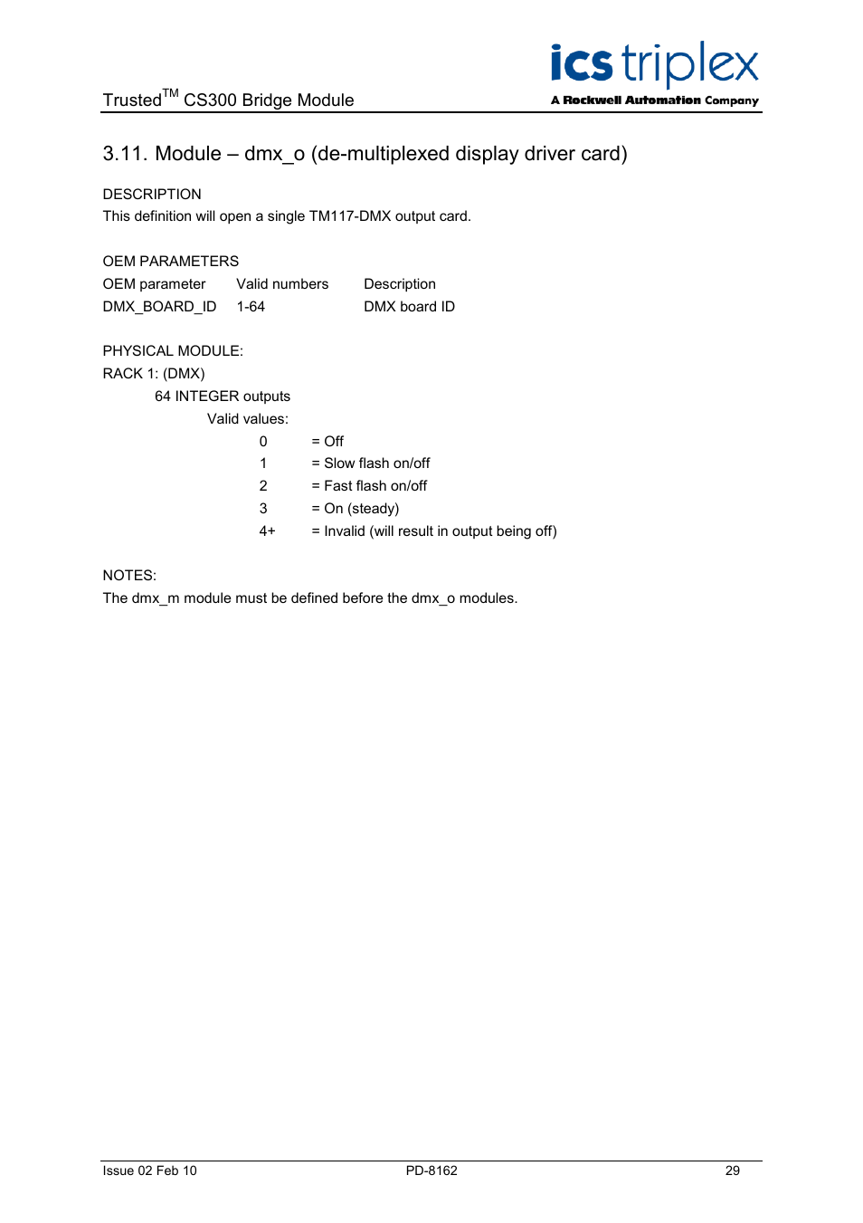 Trusted, Cs300 bridge module | Rockwell Automation CS300 Trusted Bridge Module User Manual | Page 29 / 34