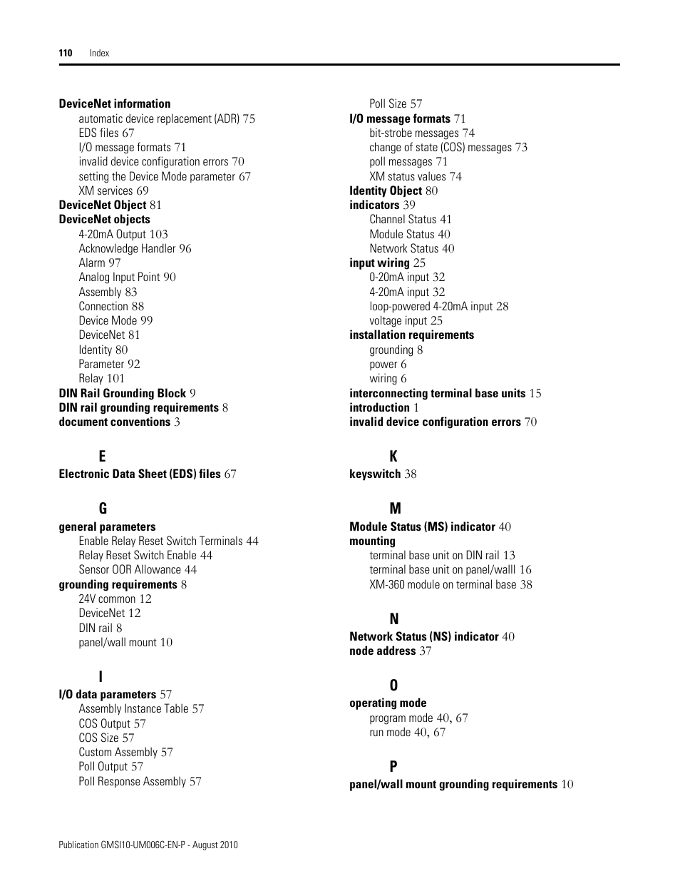 Rockwell Automation 1440-TPR06-00RE XM-360 Process Module User Manual | Page 118 / 121