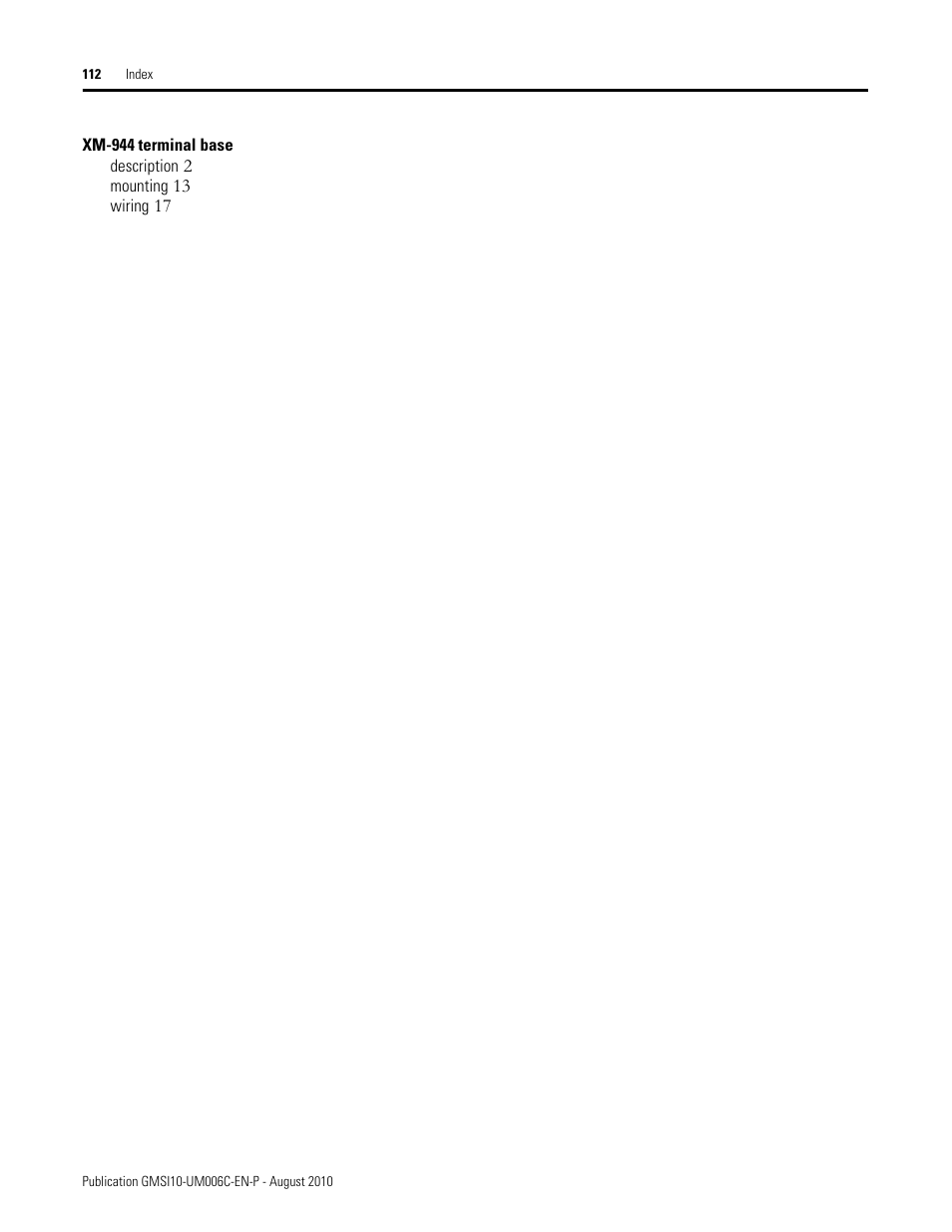 Rockwell Automation 1440-TPR06-00RE XM-360 Process Module User Manual | Page 120 / 121