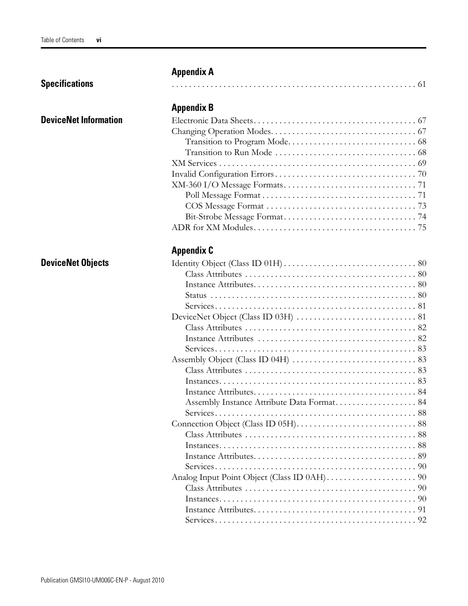 Rockwell Automation 1440-TPR06-00RE XM-360 Process Module User Manual | Page 6 / 121