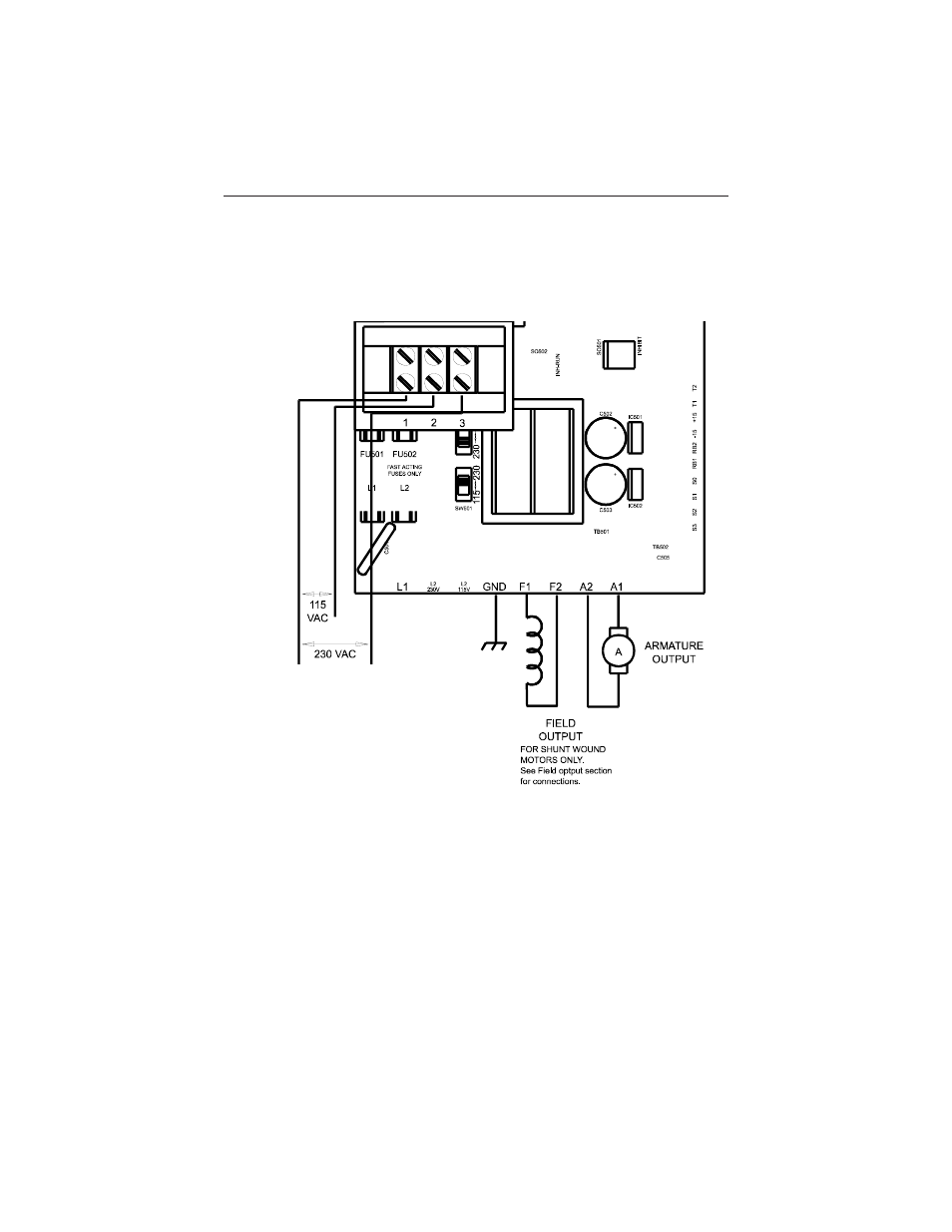 Connections | Rockwell Automation DC3R Regenerative DC Drive User Guide 1/4 - 2 HP, 115/230 VAC User Manual | Page 21 / 56