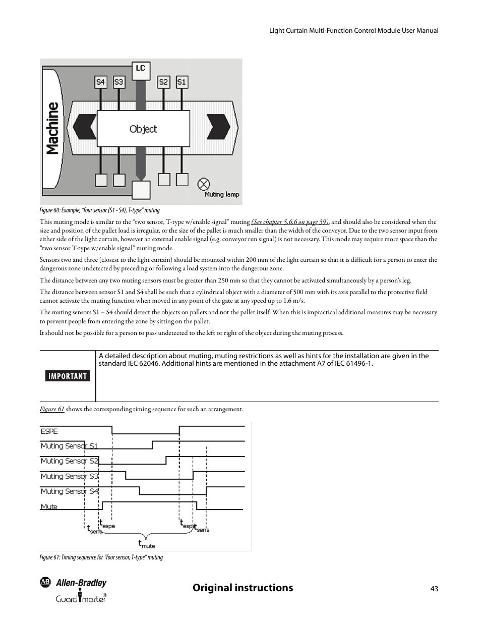 Original instructions | Rockwell Automation MSR42 Curtains Configuration and Diagnostic Software Tool User Manual User Manual | Page 45 / 60