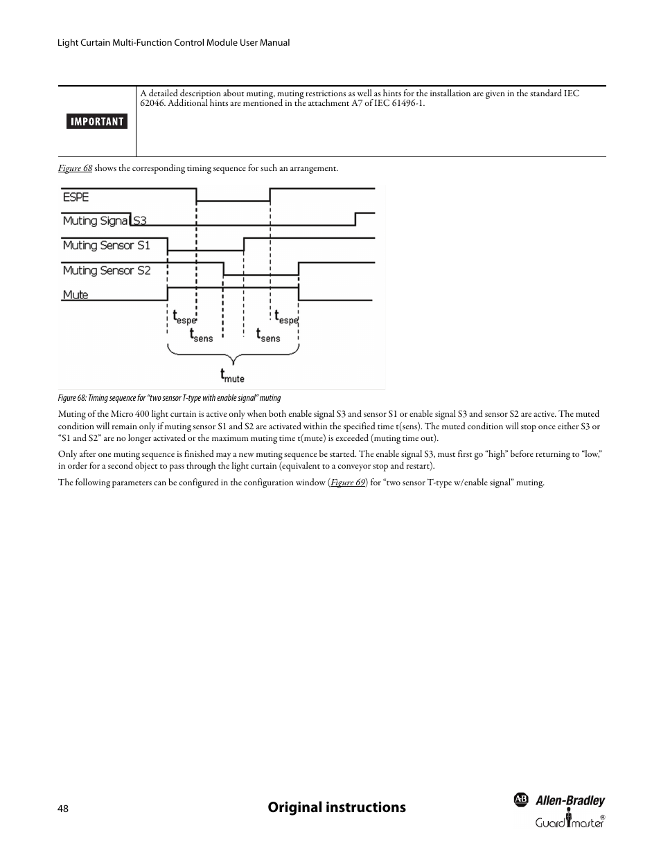 Original instructions | Rockwell Automation MSR42 Curtains Configuration and Diagnostic Software Tool User Manual User Manual | Page 50 / 60