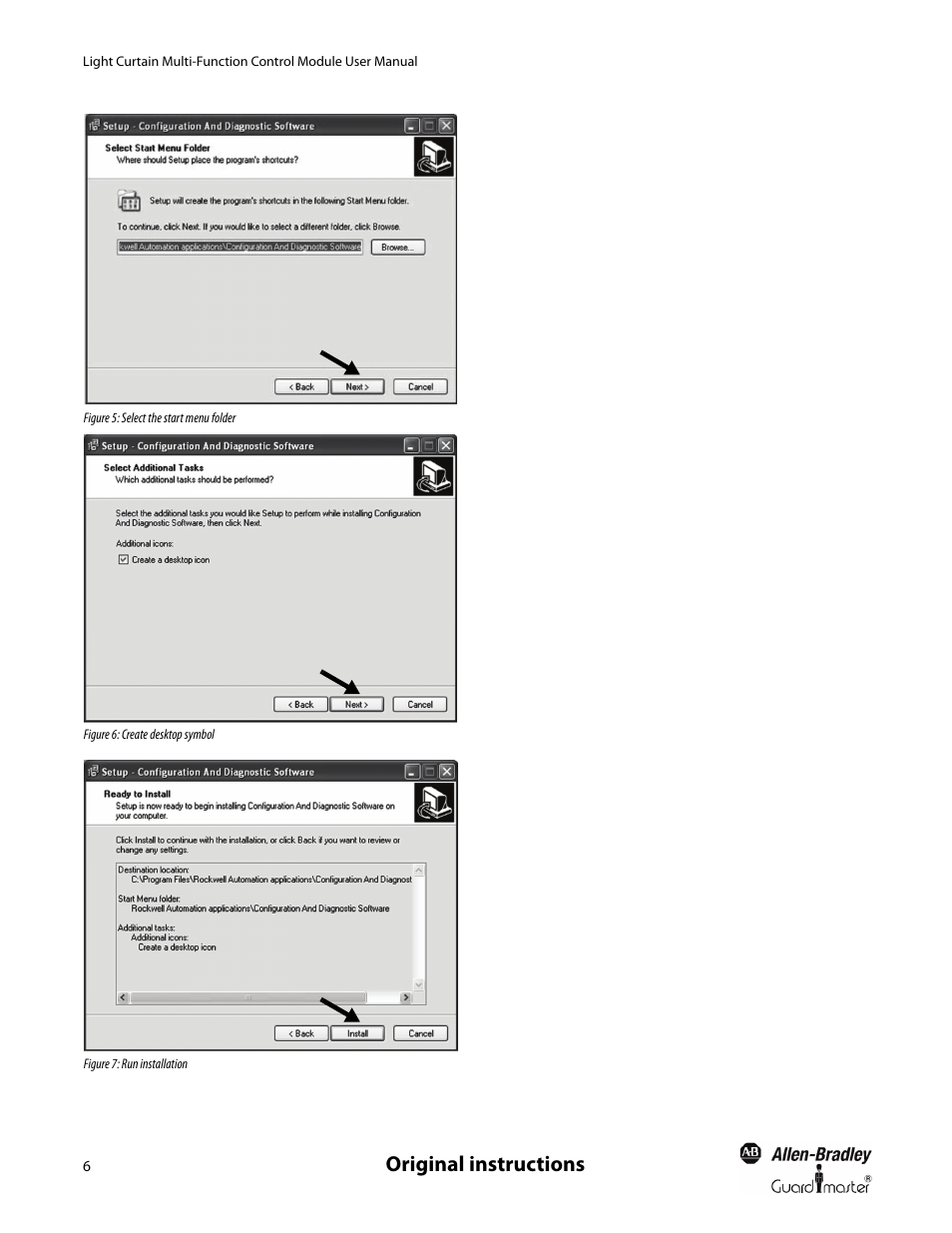 Original instructions | Rockwell Automation MSR42 Curtains Configuration and Diagnostic Software Tool User Manual User Manual | Page 8 / 60