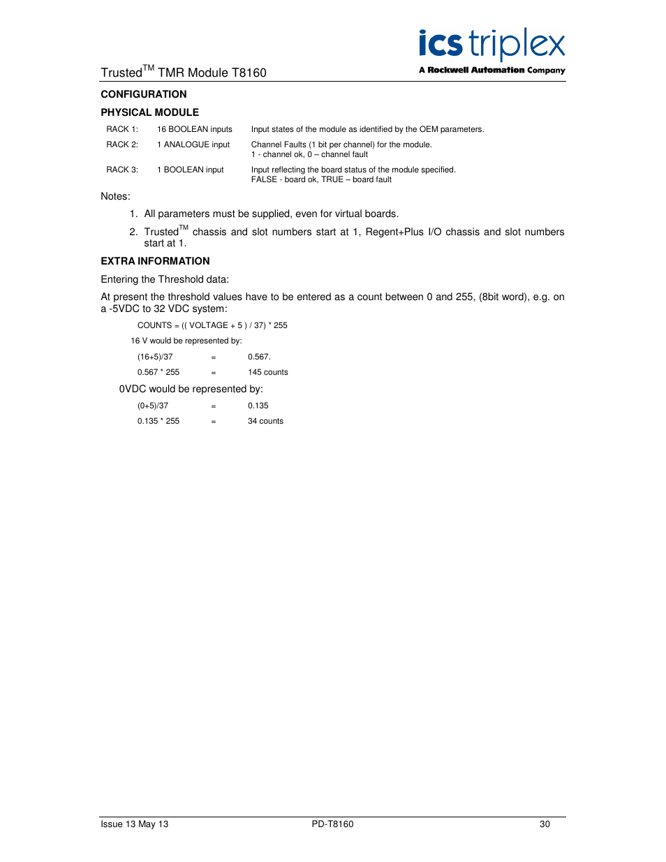 Trusted, Tmr module t8160 | Rockwell Automation T8160 Trusted TMR Interface User Manual | Page 30 / 80