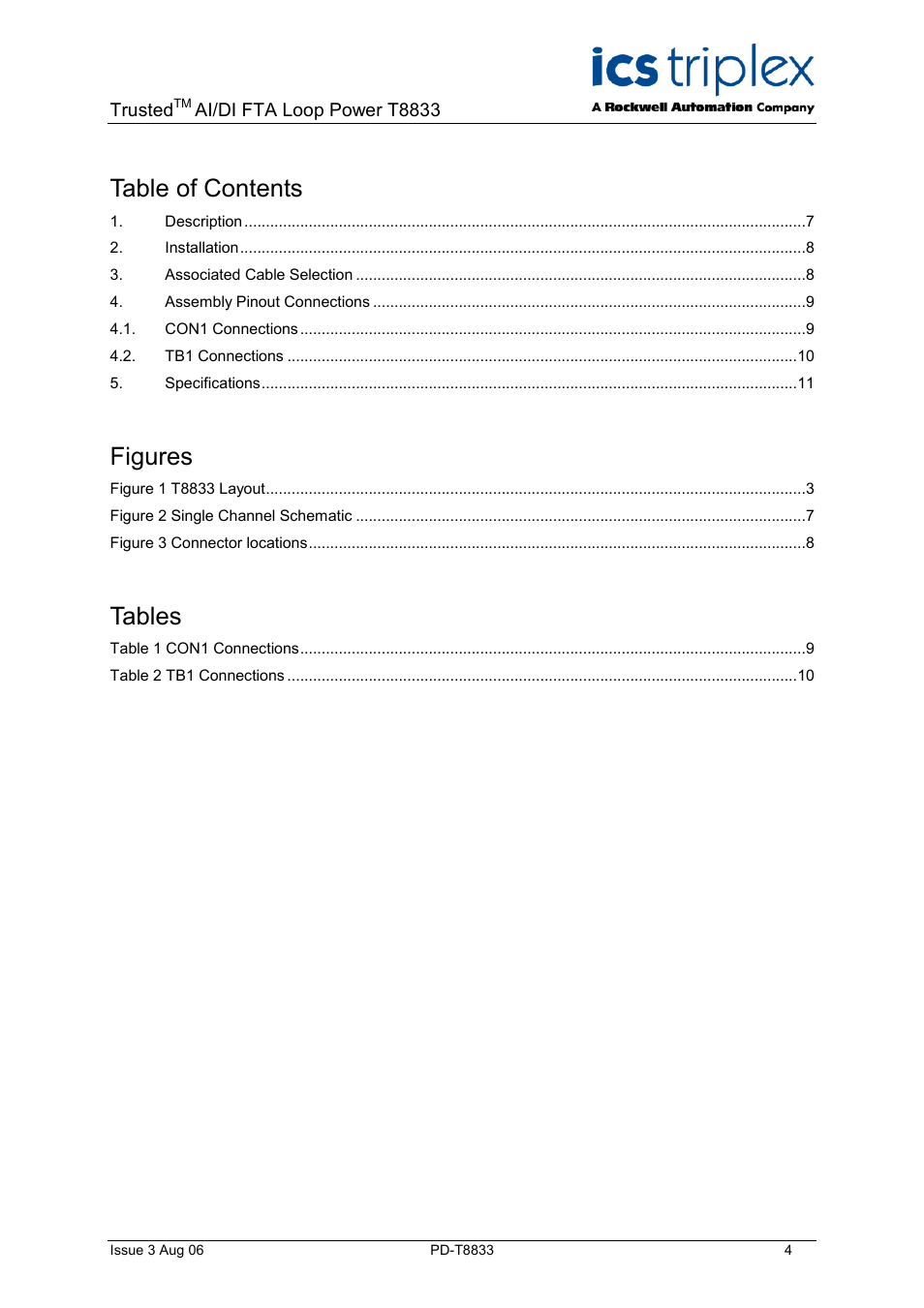 Rockwell Automation T8833 Trusted 20 Channel Isolated AI/DI FTA Loop Powered User Manual | Page 4 / 12