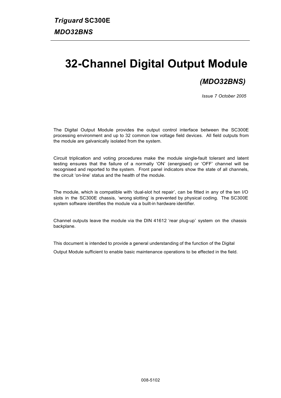 Rockwell Automation MDO32BNS 32-Channel Digital Output Module User Manual | 18 pages