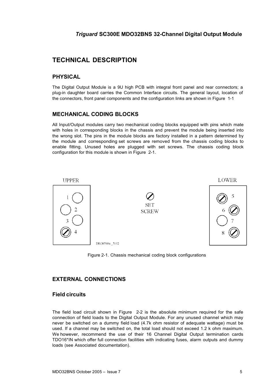 Technical description | Rockwell Automation MDO32BNS 32-Channel Digital Output Module User Manual | Page 5 / 18
