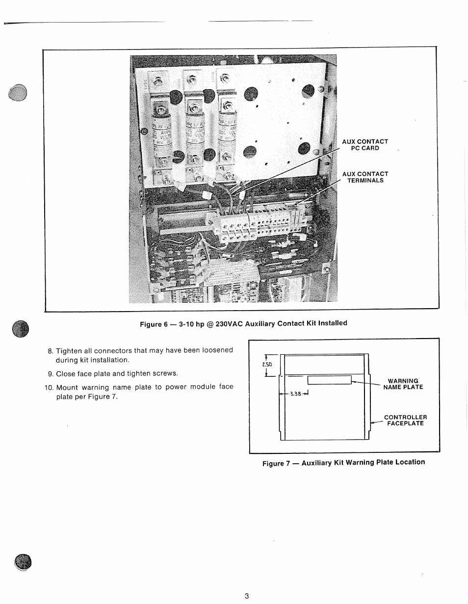 Rockwell Automation FlexPak Plus Contactor Auxiliary Contact Kit 14C480-484 User Manual | Page 3 / 4