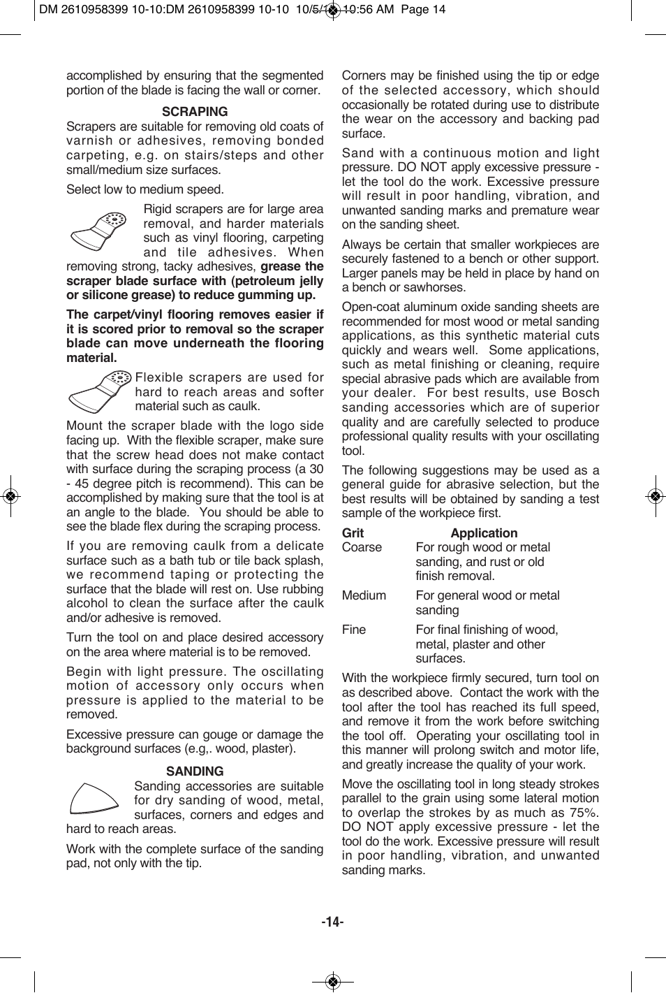 Bosch MX25E User Manual | Page 14 / 52