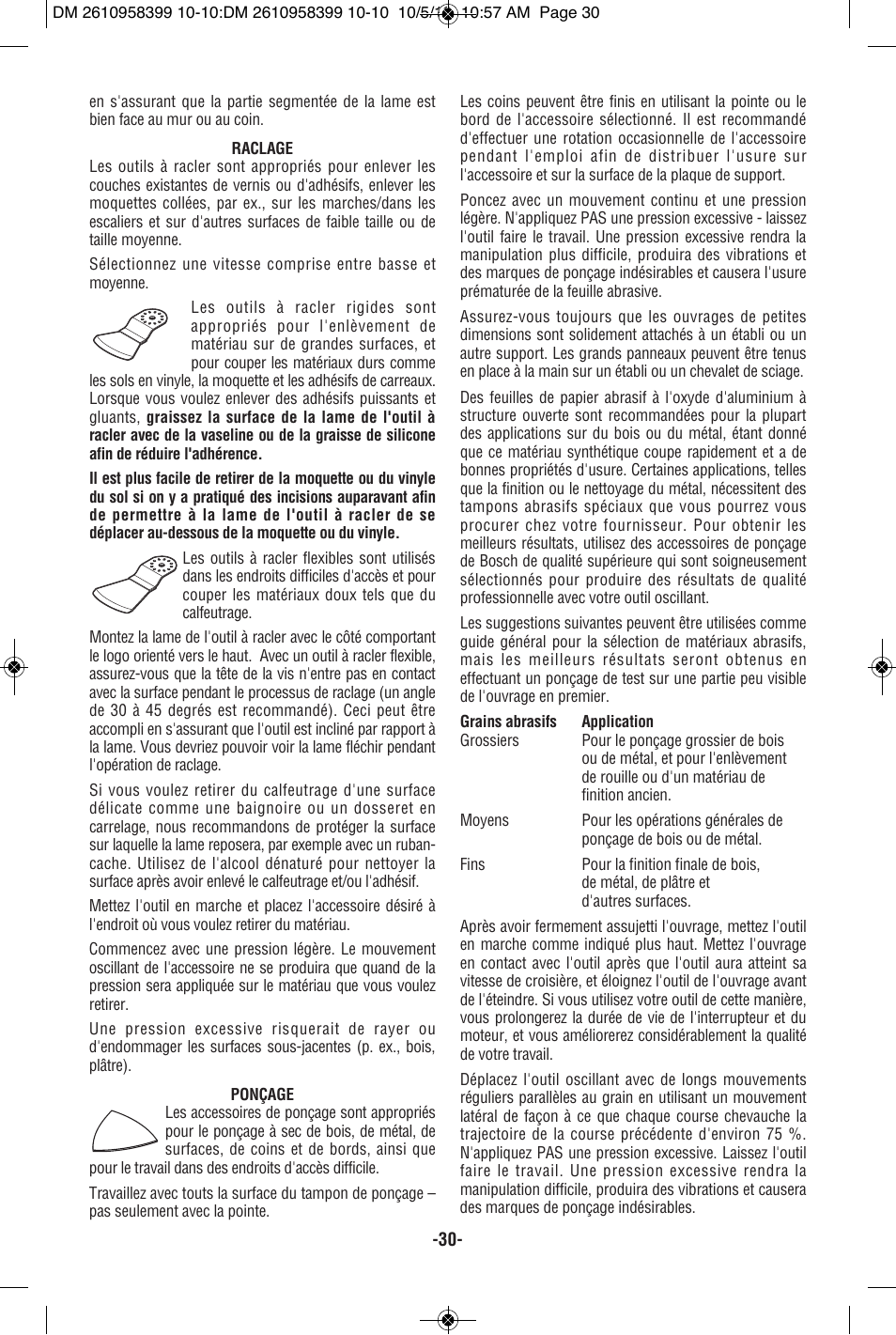 Bosch MX25E User Manual | Page 30 / 52