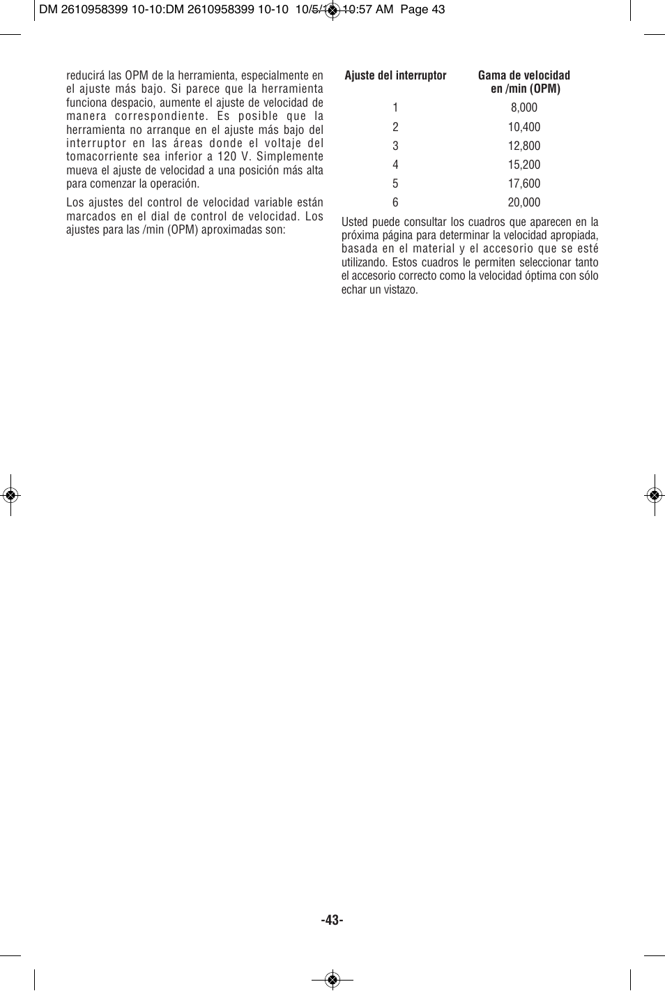 Bosch MX25E User Manual | Page 43 / 52