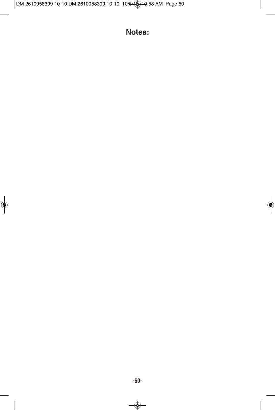 Bosch MX25E User Manual | Page 50 / 52