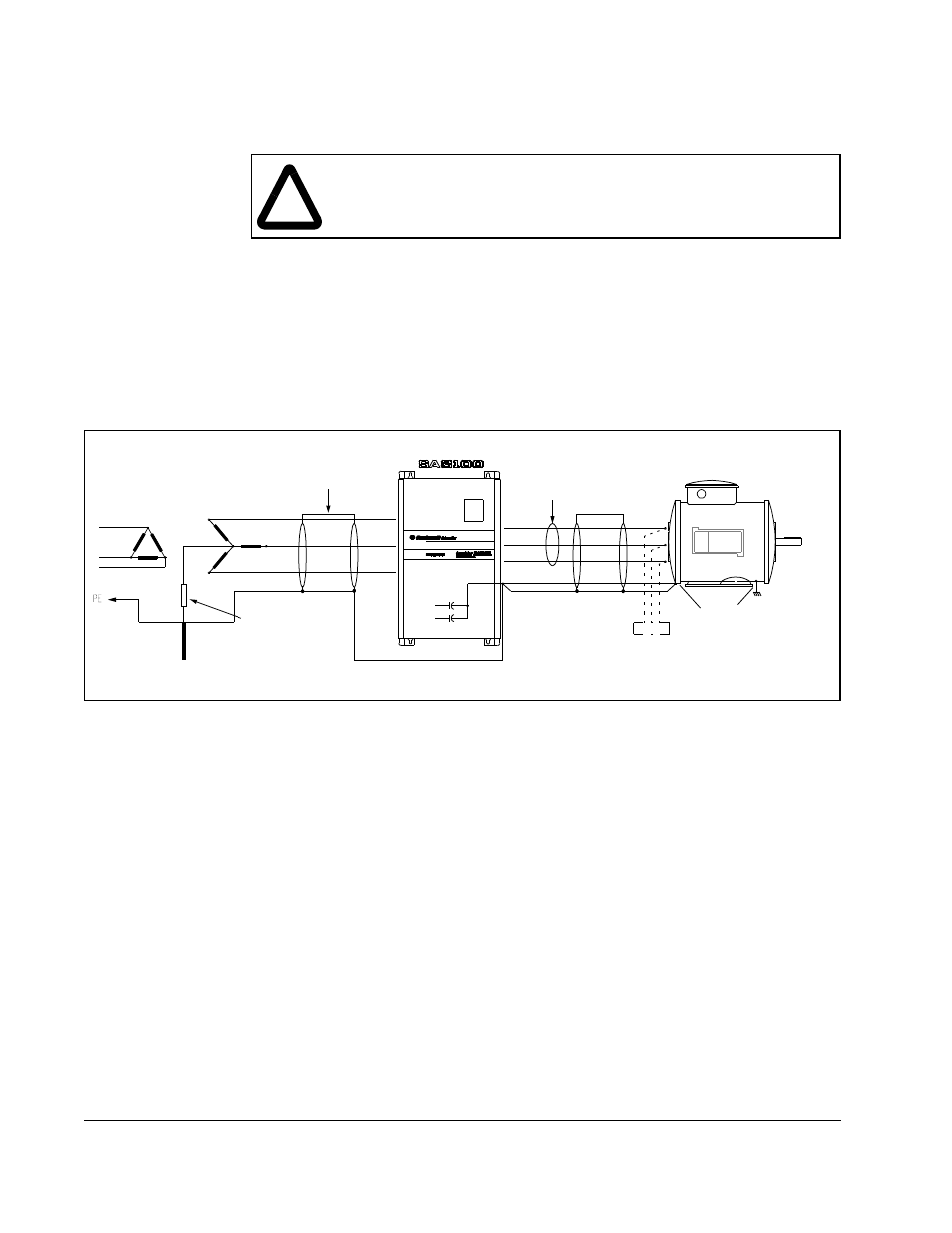 3 maximum motor lead lengths, 14 grounding the drive and motor, 1 grounding the power module safety ground (pe) | 2 grounding the motor cable | Rockwell Automation SA3100 AC Power Modules User Manual | Page 40 / 122