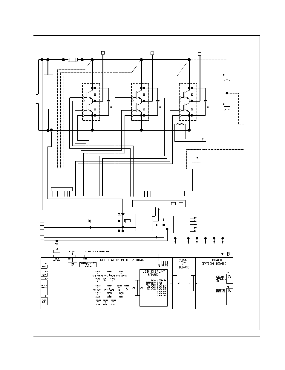 U-m1 v-m2 w-m3 | Rockwell Automation SA3100 AC Power Modules User Manual | Page 75 / 122