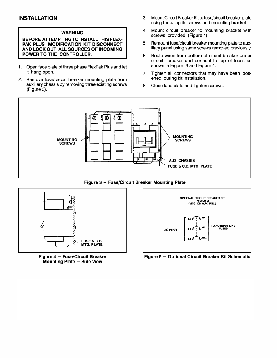 Rockwell Automation FlexPak Plus Incoming Line CB Kit 14C610, 611, 612 User Manual | Page 2 / 4