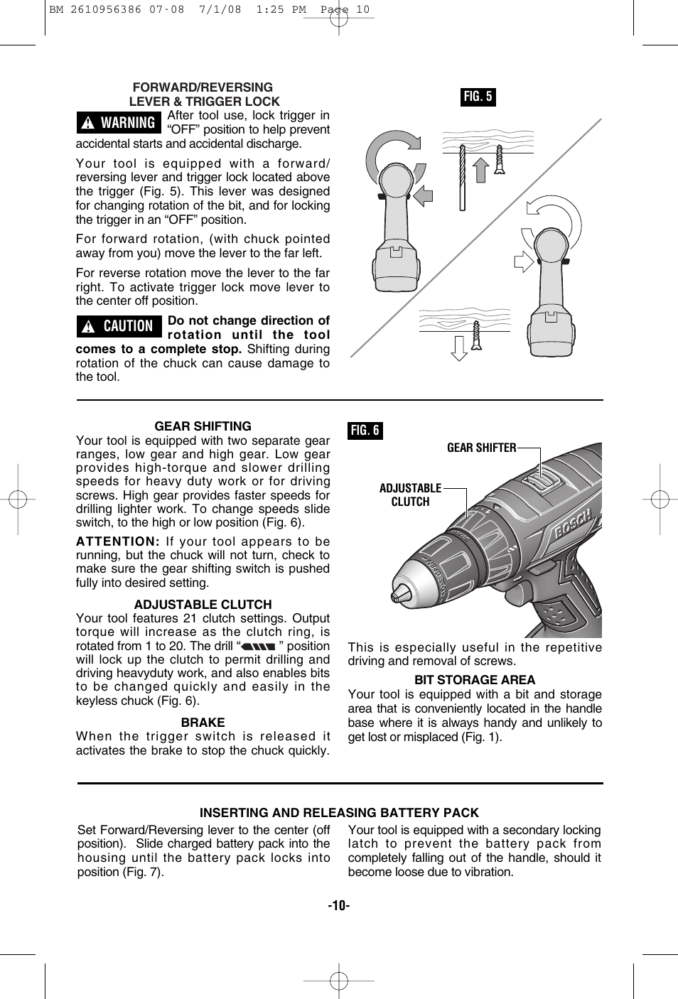 Bosch 36614 User Manual | Page 10 / 48