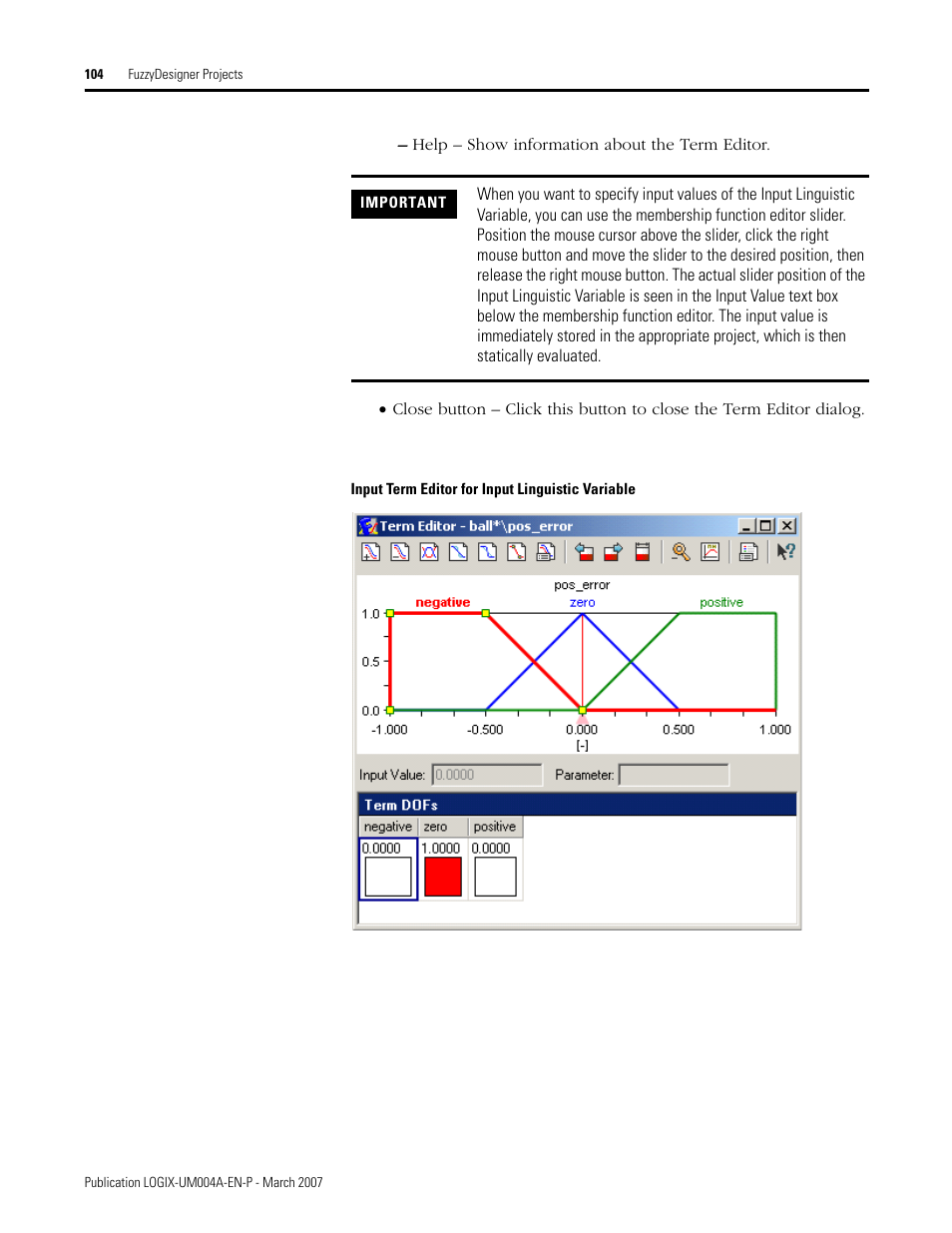 Rockwell Automation RSLogix 5000 Fuzzy Designer User Manual | Page 104 / 156