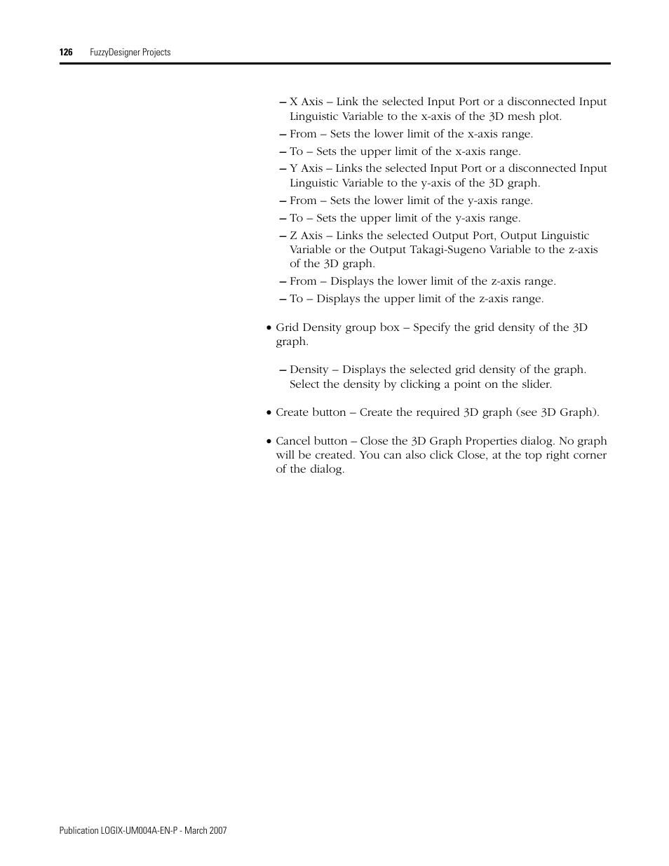 Rockwell Automation RSLogix 5000 Fuzzy Designer User Manual | Page 126 / 156