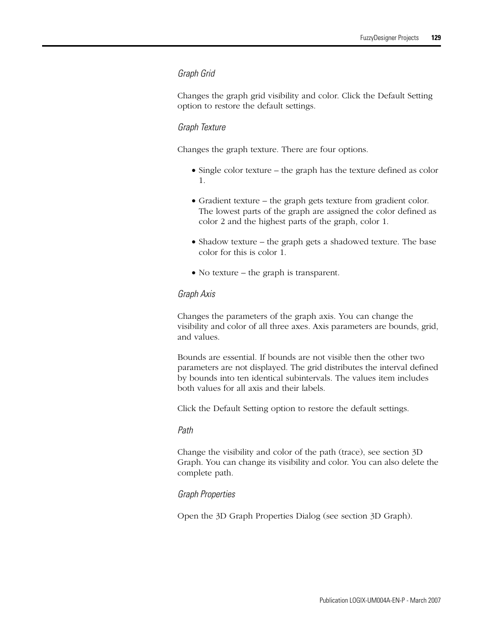 Rockwell Automation RSLogix 5000 Fuzzy Designer User Manual | Page 129 / 156