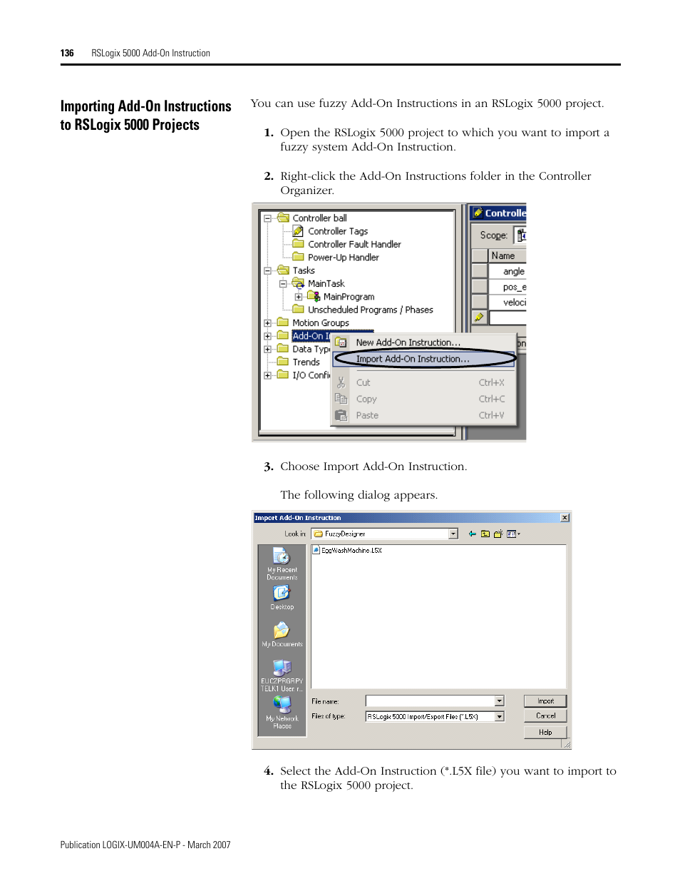 Rockwell Automation RSLogix 5000 Fuzzy Designer User Manual | Page 136 / 156