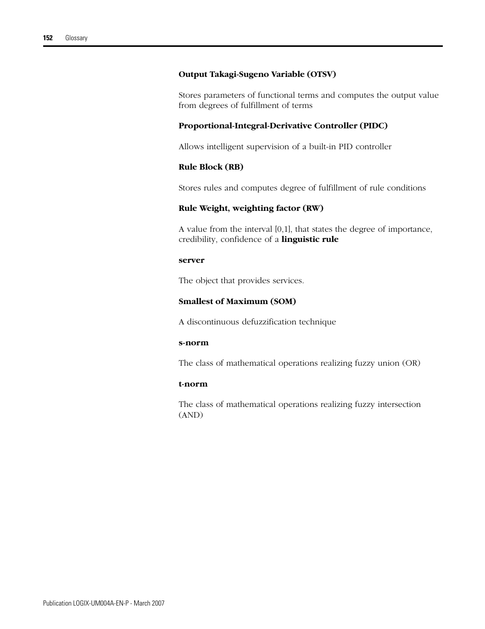 Rockwell Automation RSLogix 5000 Fuzzy Designer User Manual | Page 152 / 156