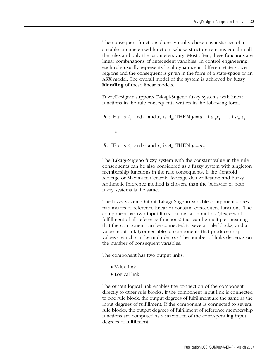 Rockwell Automation RSLogix 5000 Fuzzy Designer User Manual | Page 43 / 156
