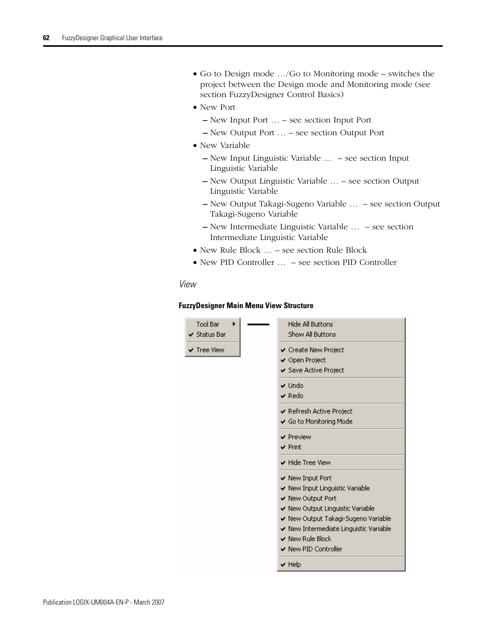 Rockwell Automation RSLogix 5000 Fuzzy Designer User Manual | Page 62 / 156