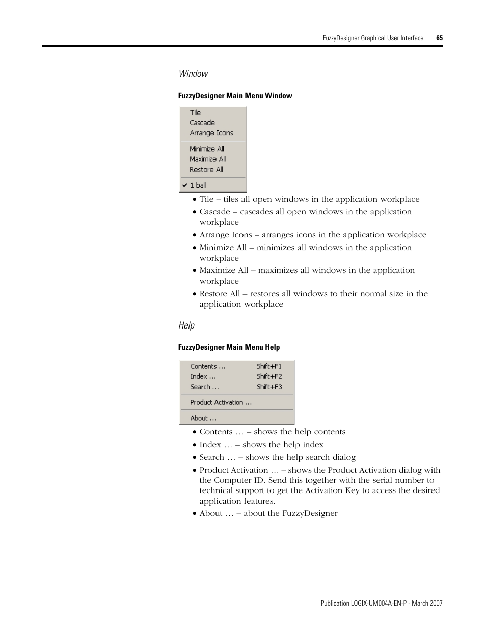 Rockwell Automation RSLogix 5000 Fuzzy Designer User Manual | Page 65 / 156