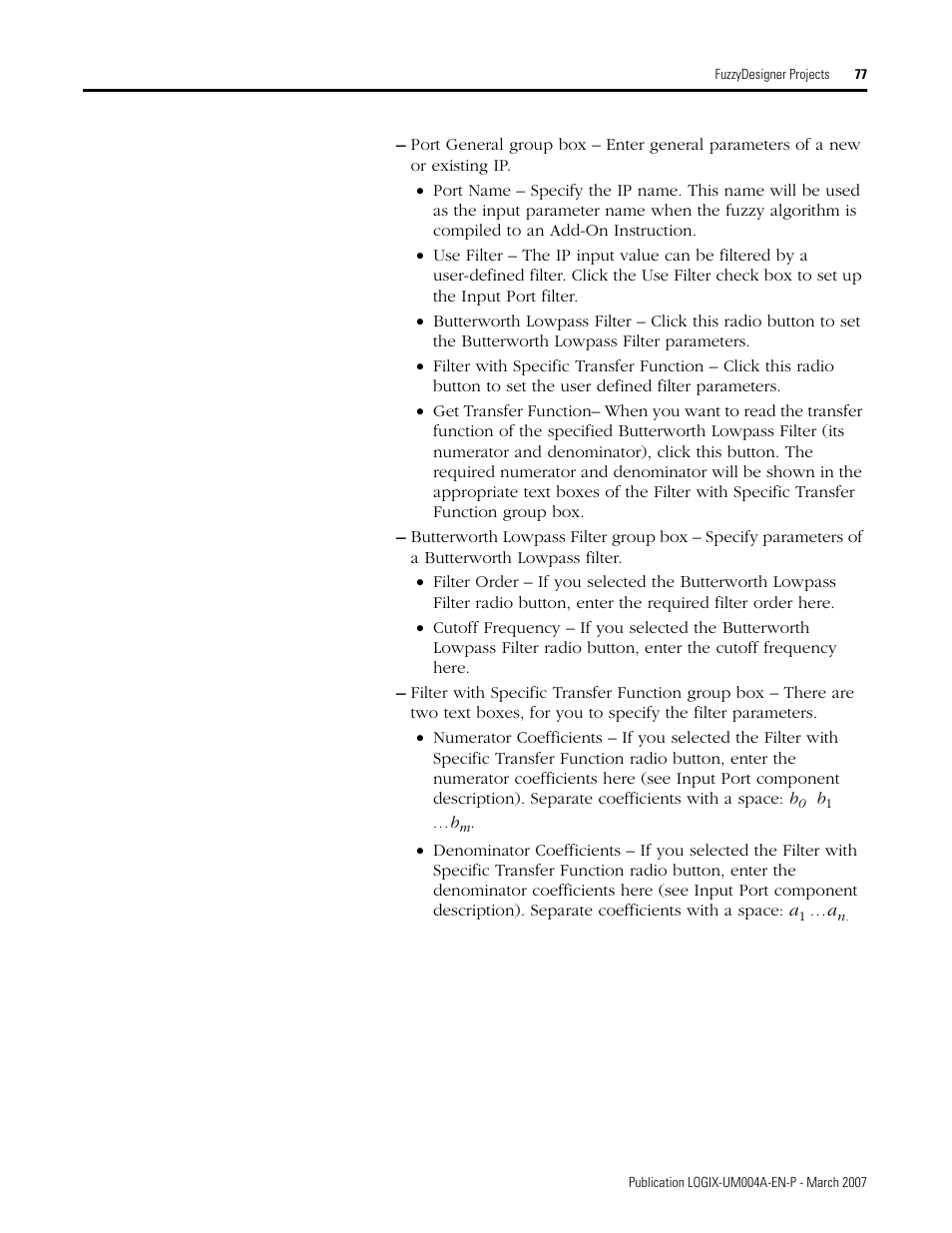 Rockwell Automation RSLogix 5000 Fuzzy Designer User Manual | Page 77 / 156