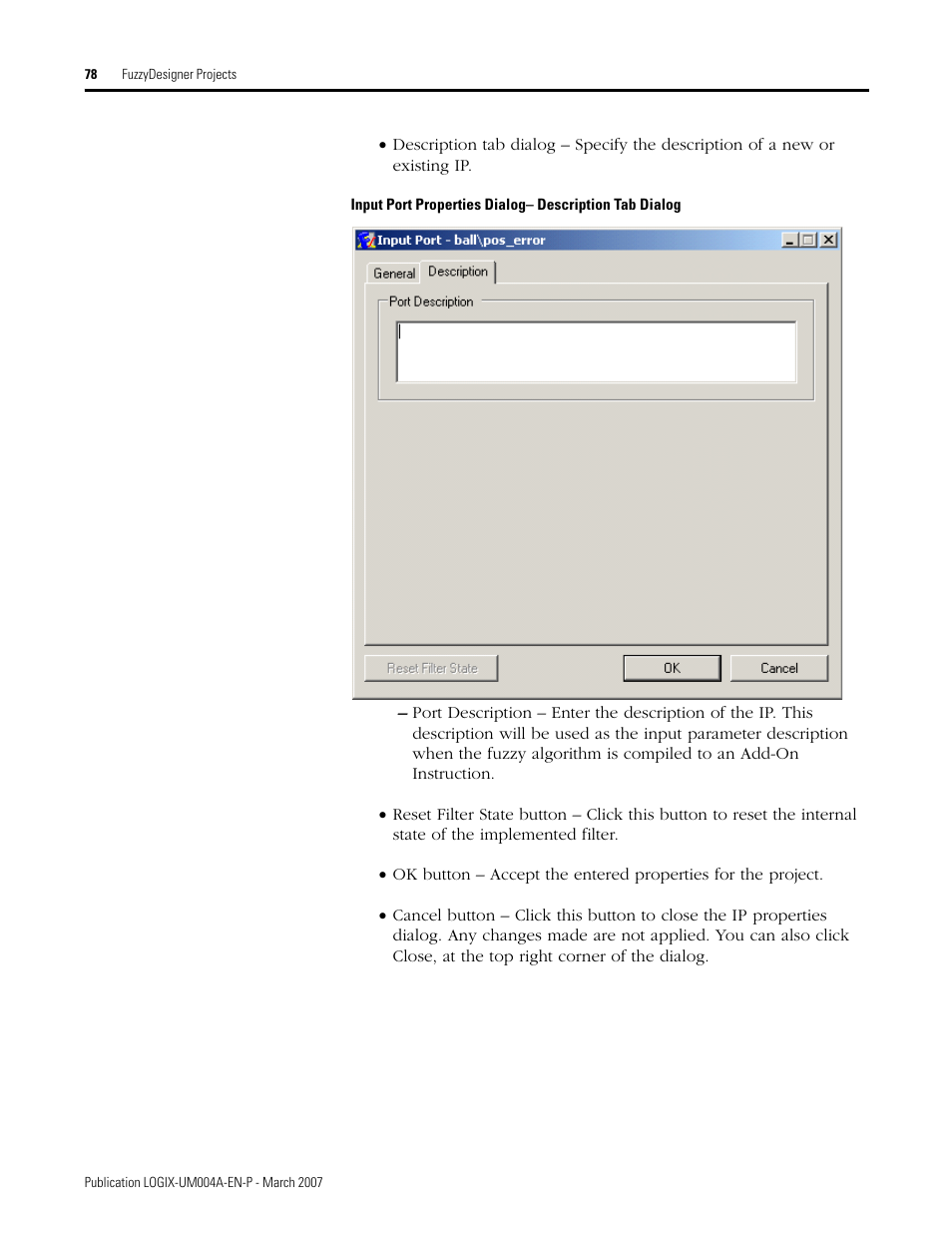 Rockwell Automation RSLogix 5000 Fuzzy Designer User Manual | Page 78 / 156