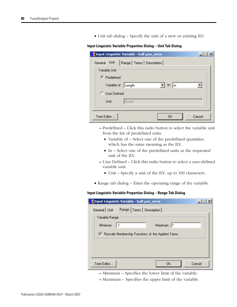 Rockwell Automation RSLogix 5000 Fuzzy Designer User Manual | Page 80 / 156