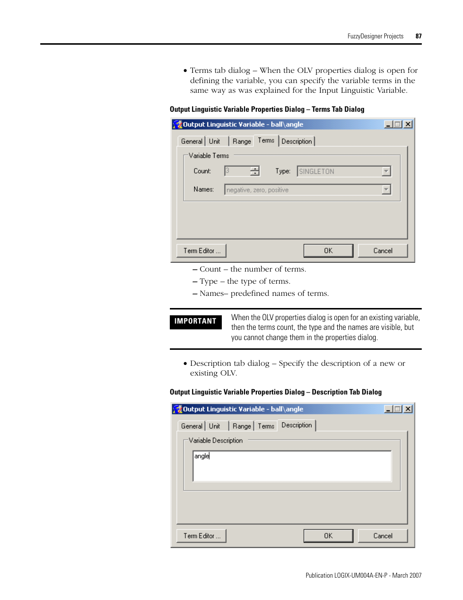 Rockwell Automation RSLogix 5000 Fuzzy Designer User Manual | Page 87 / 156