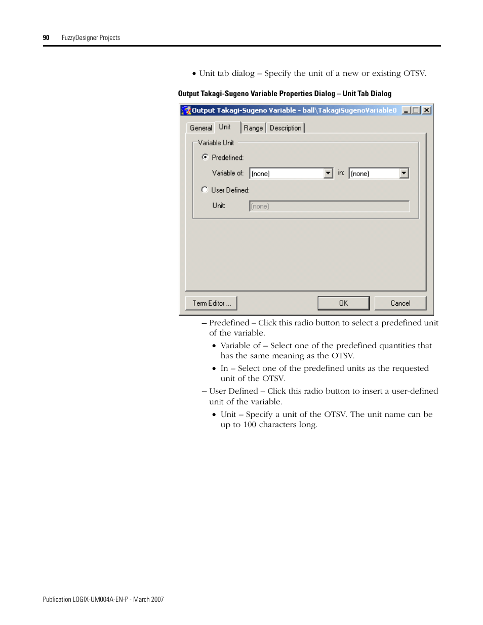 Rockwell Automation RSLogix 5000 Fuzzy Designer User Manual | Page 90 / 156