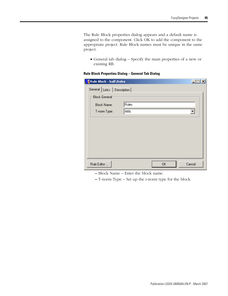 Rockwell Automation RSLogix 5000 Fuzzy Designer User Manual | Page 95 / 156