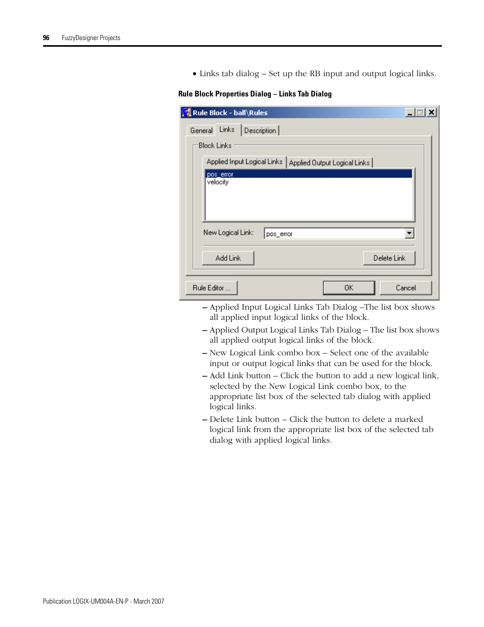 Rockwell Automation RSLogix 5000 Fuzzy Designer User Manual | Page 96 / 156