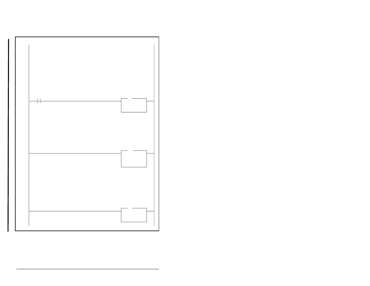 7 sample slc ladder logic - main program | Rockwell Automation RECOMM-PBUS PROFIBUS Communications Module User Manual | Page 62 / 120