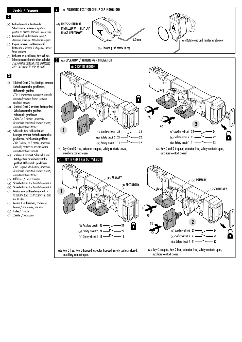 Rockwell Automation 440T Prosafe--Dual Key Slamlock with Electrical Isolation User Manual | Page 2 / 4