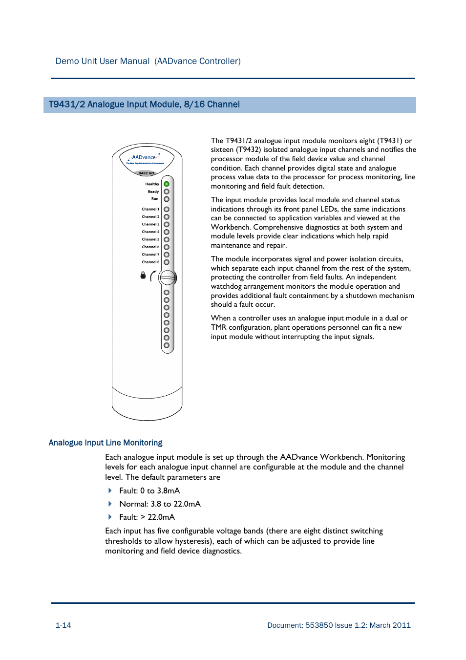 Rockwell Automation AADvance Controller Demo Unit User Manual | Page 20 / 100