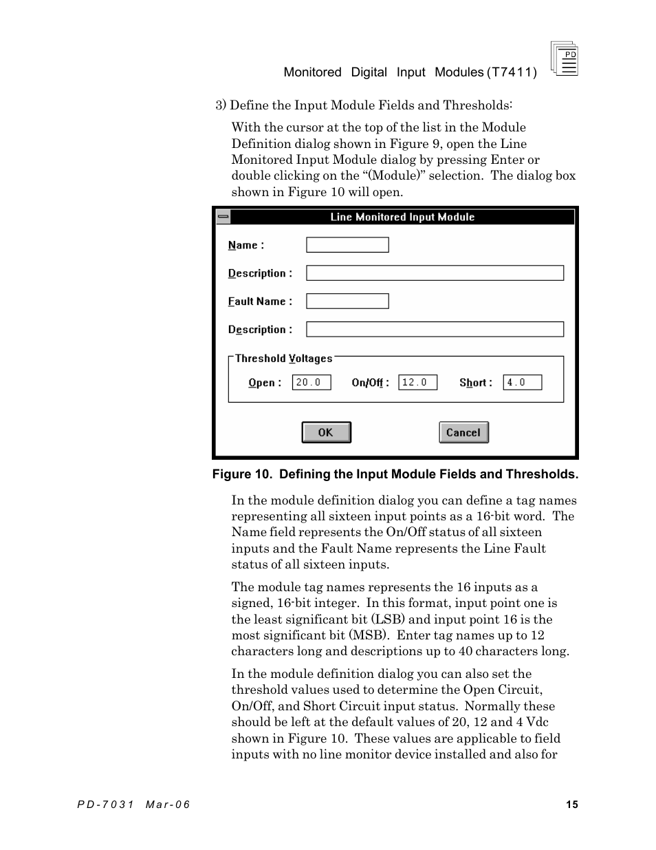 Rockwell Automation T7411 ICS Regent+Plus Monitored Digital Input Modules 24VDC User Manual | Page 15 / 23