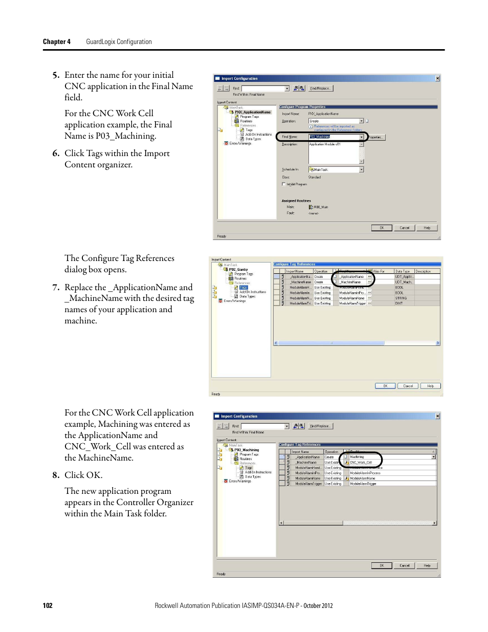 Rockwell Automation IASIMP Computer Numerical Control (CNC) Machining Accelerator Toolkit Quick Start User Manual | Page 102 / 278