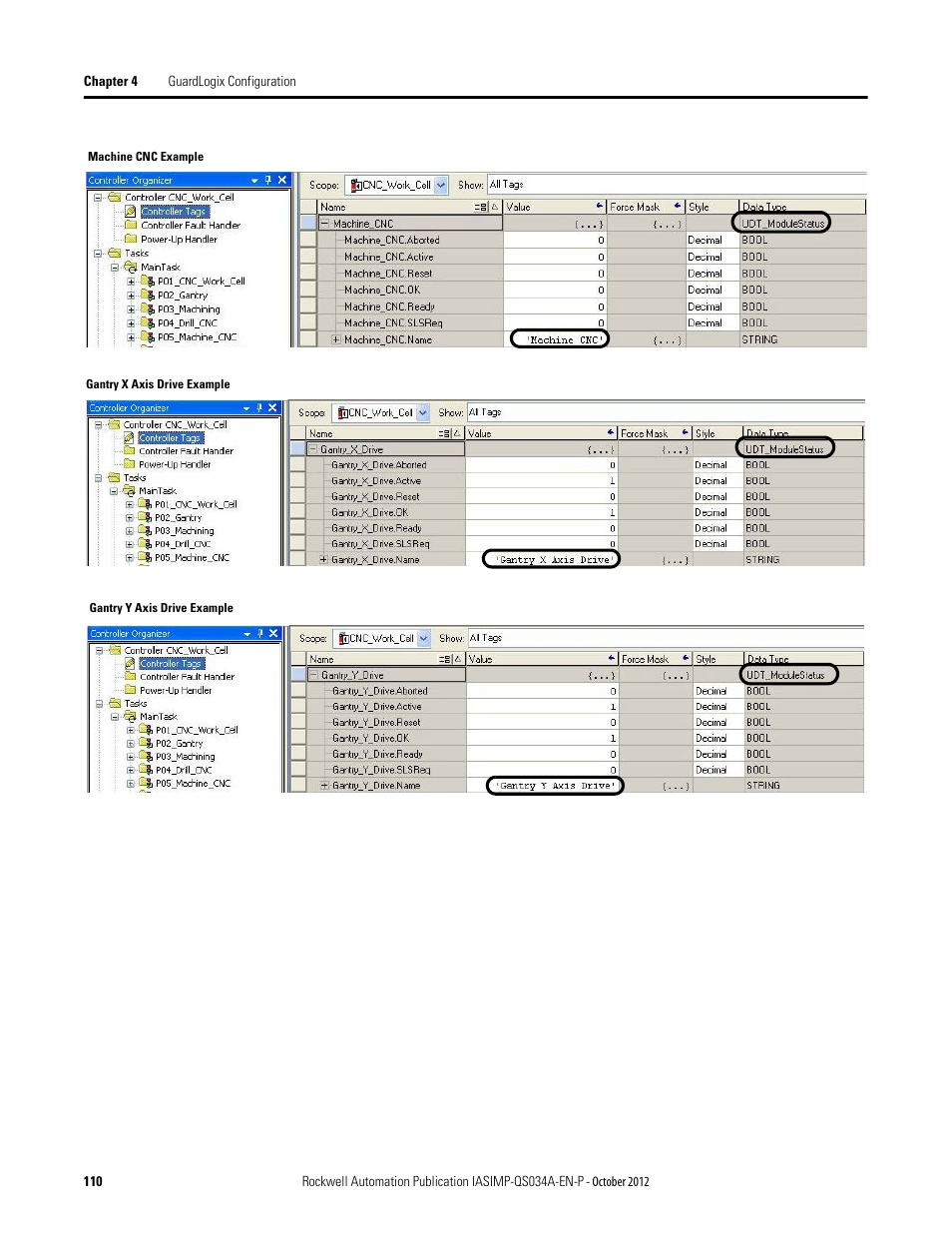 Rockwell Automation IASIMP Computer Numerical Control (CNC) Machining Accelerator Toolkit Quick Start User Manual | Page 110 / 278