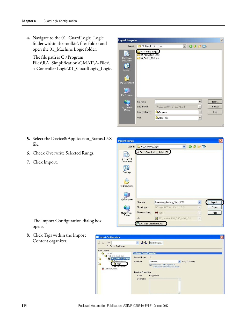 Rockwell Automation IASIMP Computer Numerical Control (CNC) Machining Accelerator Toolkit Quick Start User Manual | Page 114 / 278