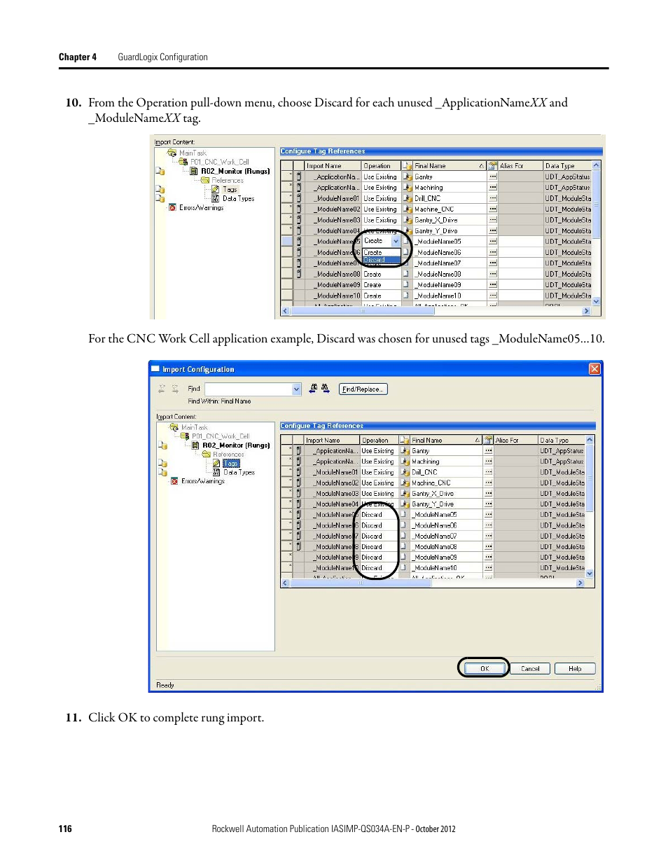 Rockwell Automation IASIMP Computer Numerical Control (CNC) Machining Accelerator Toolkit Quick Start User Manual | Page 116 / 278